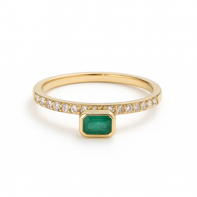 CIR04- Emerald Ring
