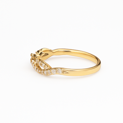 LA11- 14KG Infinity Diamond Ring