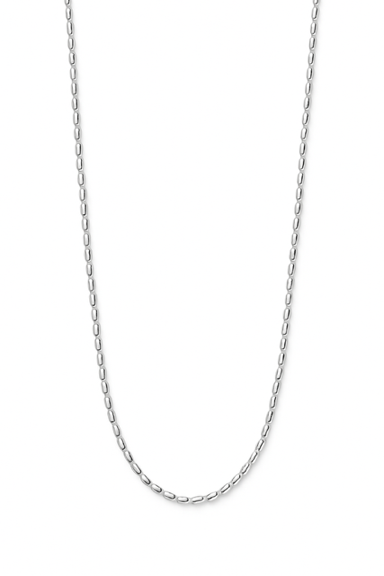 SIL- 11 - Silver Satellite Bar & Bead Chain