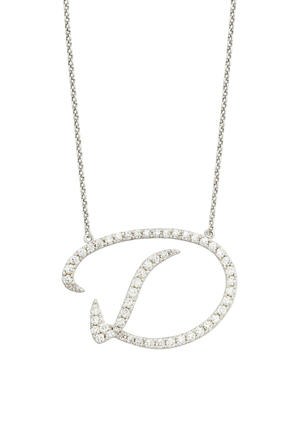 LA9- 14KW Diamond Initial - Letter "D"